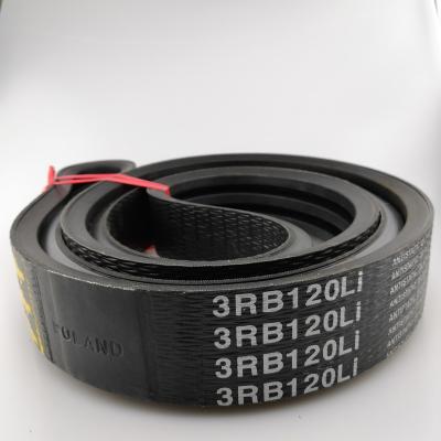 China TRANSMISION MACHINE Customized Zhejiang Sihai 3RB 3HB Poly V Belt Natural Rubber Industrial Automotive Rubber Machine TRANSMISION 508-21000MM for sale