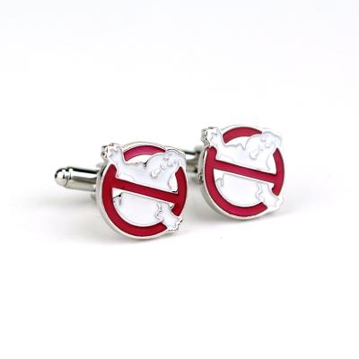 China Promotions Gifts Movie Ghost Death Squads Pictographic Cufflinks Men Cufflinks for sale