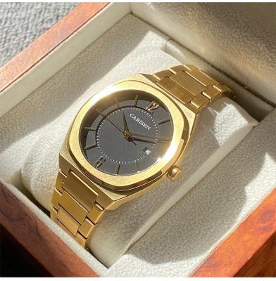 China Custom Chronograph Stainless Steel Watches Luxury Customized Personalized Rose Gold Case Quartz Watches Wristwatch for sale