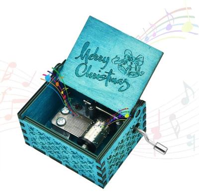 China Fashion Professional Rectangle Trend Music Making Wooden Custom Music Box for sale