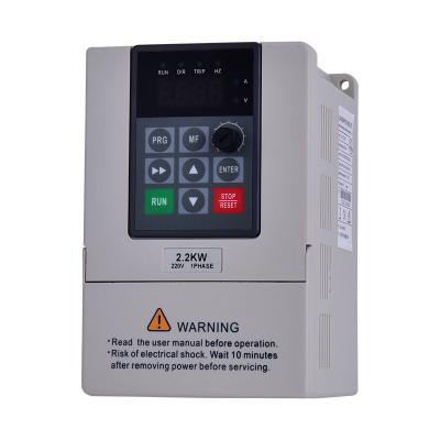 China Plastic Shell D12 Series 2.2KW 220V Single Phase Inverter AC To DC Converter for sale