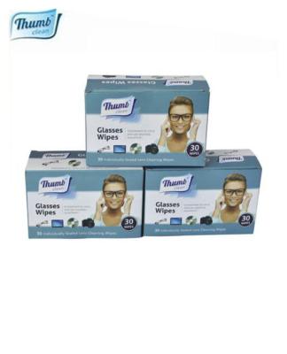 China Factory Price High Quality Glass and Pre-moistened Lens Tissue Cloths to Eyeglasses, Cell Phones, Cameras and Cleaner for sale