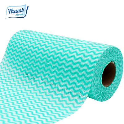 China Sustainable Factory Manufacture Hot Selling High Quality Cleaning Cloth In Roll for sale