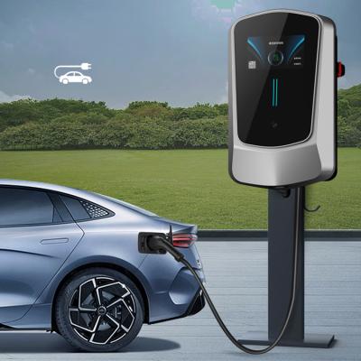 China Factory 7KW Home EV Charger Type2 Chinese Car Wall Mounted 22kw Ip66 Wallbox 240v 11 KW EV Charging Station Charger for sale