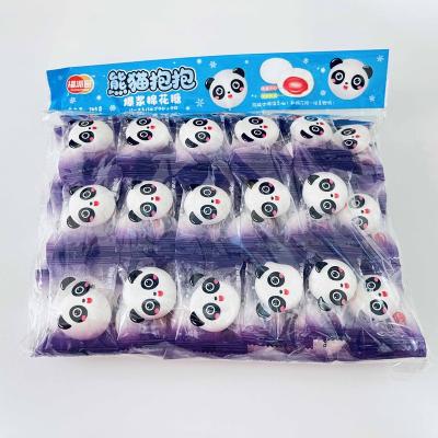 China Normal Wholesale Customized Halal Cotton Candy Jam Sandwich Cotton Candy Panda Packing Twine Water Fruit Flavor Explosion Pulp for sale