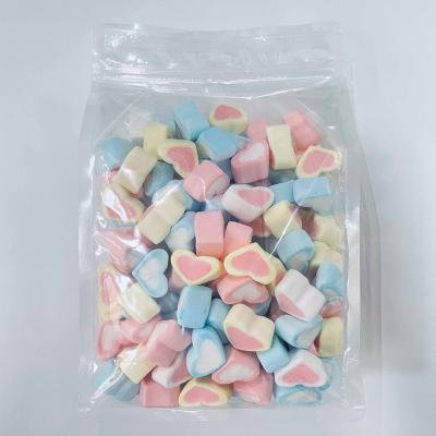 China Natural Mix Colors Halal Heart Shaped And Flower Shaped Marshmallow Candy Sweet for sale