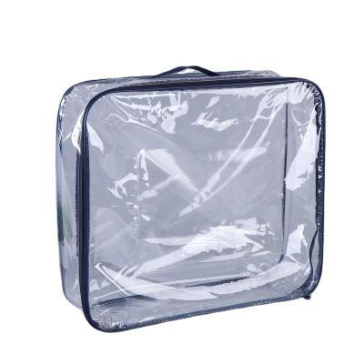 China Transparent Pvc Bedding Bag PVC Bag Durable Moisture Proof Bag For Bed Sheets Packing for sale