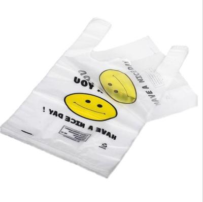 China Hot Selling Recycled Plastic Bag Handled Custom Printing Import From China for sale