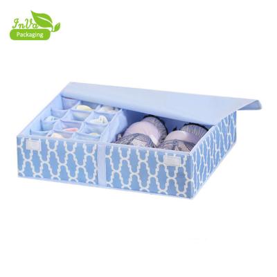 China Wholesale Fancy Viable Decorative Nonwoven Underwear Storage Box for sale