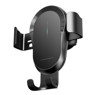 China LED High Speed ​​Mobile Phone Holder Wireless Charger Car Charger Fast Charging Wireless Bracket for sale