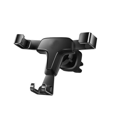 China Gravity T-Shaped Top Selling Universal Mobile Phone Metal Car Phone Holder Amazon Car Phone Holder Base for sale