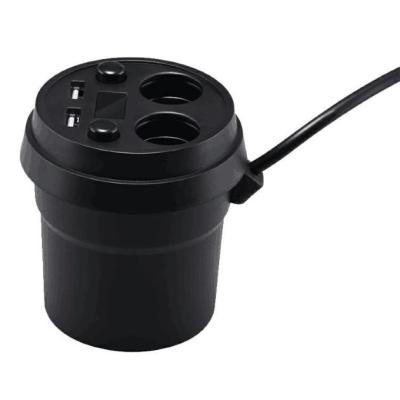 China Hot-selling New Product TR56 Amazone Coffee Cup Type Car Phone Charger Charging USB Car Charger Adapter Fast Plug for sale