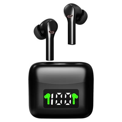 China J5 In-ear Noise Reduction BT5.2 Smart Sports LED Display Stereo Wireless Earphone Earplugs for sale