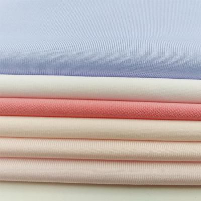 China Factory Supply Viable OEM Recycled 5% Spandex Polyester Fiber Stretch Milk Elastic Rpet Jersey Knitting Fabrics for sale