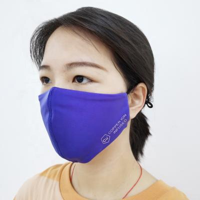 China 95% New Arrival Custom Made Reusable Copper Ion Fabric Masks Antibacterial Plus Logo Breathable Different Colors Washable for sale