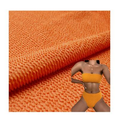 China Hot Sale Stretch Swimwear Fabric Fashion Polyester Stretch Garment Fabric Swimwear Fabric for sale