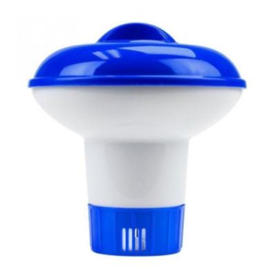 China Swimming Pools Accessories Small Floating Chlorine Dispenser For 1 Inch Tablets for sale