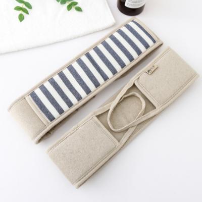 China All Natural Factory Exfoliating Bath Belt PE Bath Back Belt Nature Extra Long Fiber Exfoliating Body Cloth Scrubber Bath Cloth Towels for sale