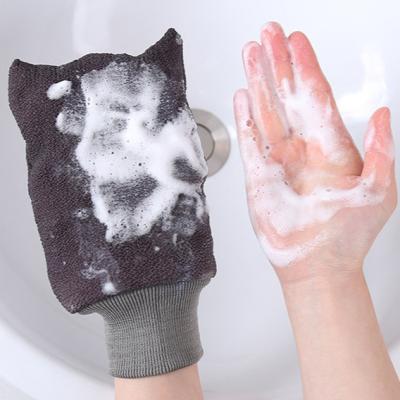 China All Purpose Factory Price Natural Exfoliating Multipurpose Solid Portable Bath Bathing Natural Exfoliating Scrubber Scrub Gloves Towel for sale