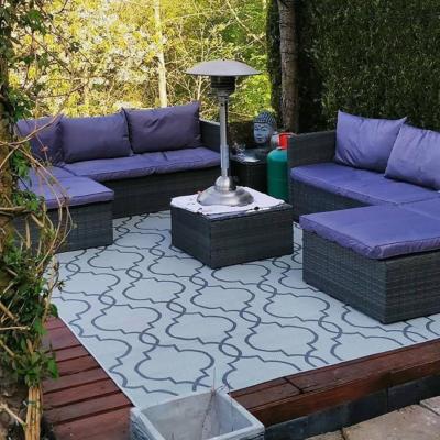 China AVA -024 Classic Pattern Washable Element High Definition Digital Printed Outdoor Carpet Garden Rugs for sale