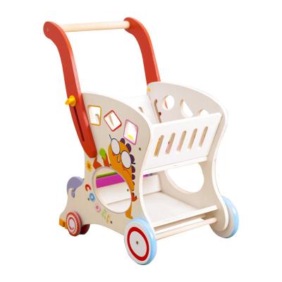 China Early Education Children's Early Education Wooden Assembly Train Pairing Toddler Trolley Multifunctional Toy for sale