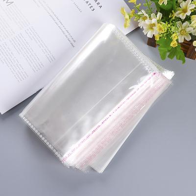 China Recyclable opp bag transparent self-sealing plastic clothes self-adhesive packaging bag customization for sale