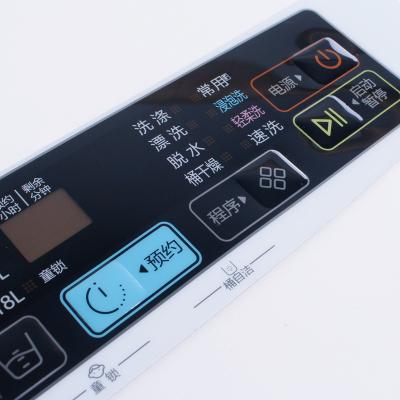 China Other Membrane Switch Control Panel Printed Instrument Plastic Sheet Label Face Sticker for sale