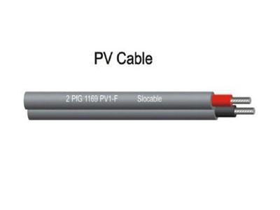 China Cable solar 10.0mm2 del TUV del cable del picovoltio con la chaqueta roja con el certificado del TUV en venta