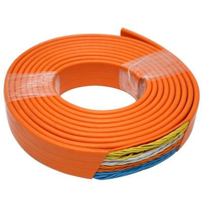 China Flat Flexible Traveling Cable for Elevator with CE certificate TVVB 48x0.75 with Special PVC Jacket for sale