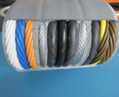 China Cable que viaja flexible plano para el elevador con el certificado TVVBPG 30x0.75+3x2PX0.75 del CE con la chaqueta de PVC especial en venta