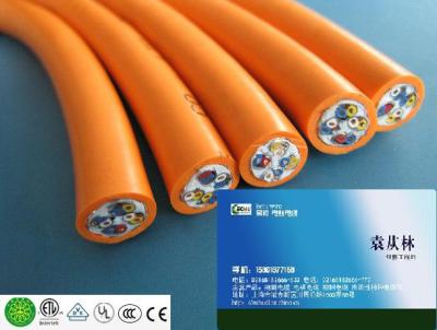 China Cable redondo del escudo para el tipo eléctrico del aparato RVV con el certificado del CE en color anaranjado en venta