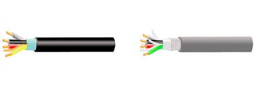 China RoHS UL2501 PVC Double Insulated Copper Wire Multi Core Shealth Cable for sale