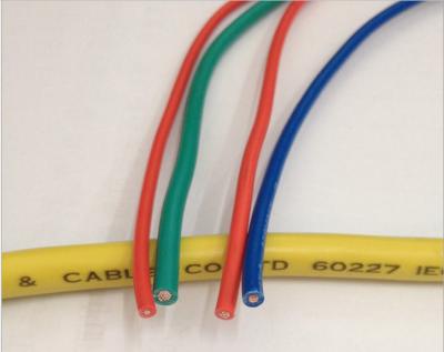 China PVC hook-up wire as internal wiring of electrical appliance RV/BV/BVR for sale