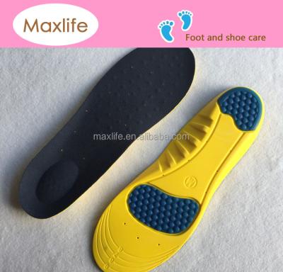 China Feet Care Comfortable PU Memory Foam Material Shock Absorb Insole for sale