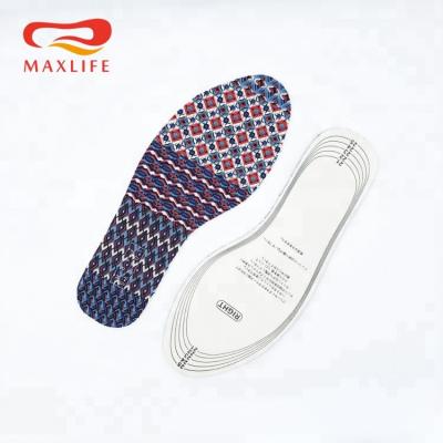 China Lovely Color Eco-friendly Japanese Color Soft Latex Insole With Trim Line for sale