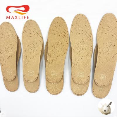 China Foot Care Health Care Insoles Arch Support Decompression Orthotic Leather Insole for sale