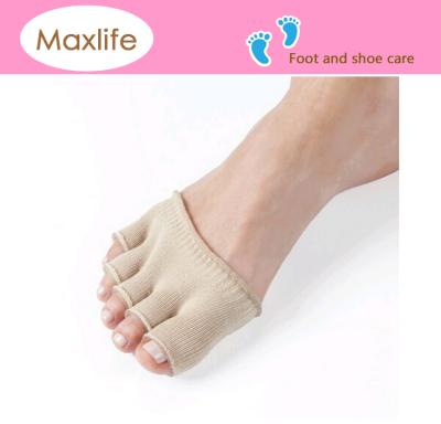 China Cotton Spandex Nylon Gel Striped Toe Socks, Toe Separator, Diabetic Toe Socks for sale