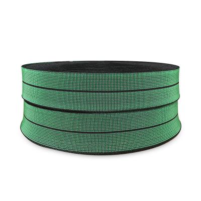 China Polyester / latex High Quality Heavy Tenacity Elastic Webbing Rubber Band For Furniture Sofa Cushion Backrest Elastic Belt for sale