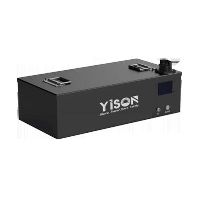 China Toys YISON High Quality Deep Cycle Lithium Ion 12v 100ah Lifepo4 Battery Pack Solar Power Storage Golf Cart Battery for sale