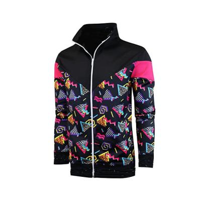 China Polyester Men's Jackets Coat Warm Hippie Print Men's Outerwear Sportswear Men's Jacket Casual Slim Coat Windproof Clothing for sale