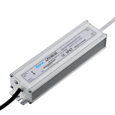 China Led Strip 60W 12v 5a DC 12v 24v Aluminum Waterproof Power Supply For LED for sale