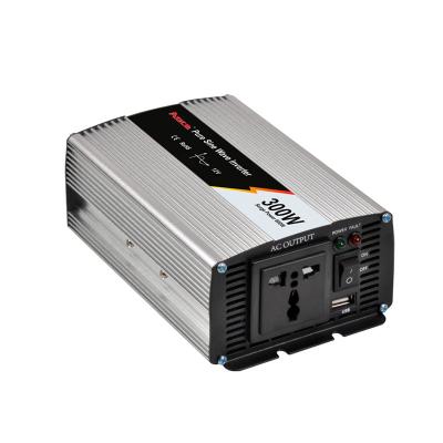 China Solar Power System Home 300W 300 WATT 12V/24V/48V DC to AC 110V/120V/220V/230V Pure Sine Wave Solar Power Inverter for sale