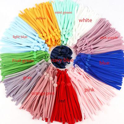 China 100Pcs Various Masks Rubber Ear Flat Elastic Rope Band Hanging Rubbe Adjustable Strap DIY Black White Elastic Craft Sewing Accessories for sale