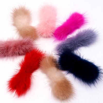 China 40pcs/card Mink Pom Poms Ball Soft Bowknot 3cmxcm Bow Tie Bowknot 3cmxcm Hair Accessories Decor Apparel Hats Supplies Garment Fur Pompoms for sale