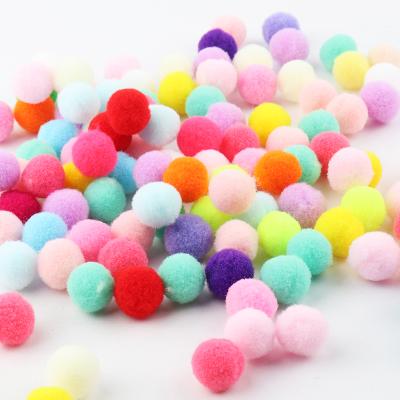 China 10000pcs Pompoms 8mm Kids Toys Wedding Decor DIY Soft Soft Sewing Craft Supplies High Elastic Pompoms Pompoms Ball Handmade Upholstery for sale