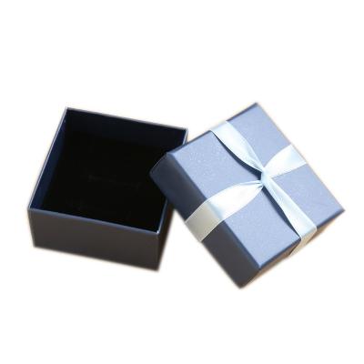 China Recycled Materials Competitive Price Logo Printing Logo Ring Earring Bracelet Cardboard Packaging Box for sale