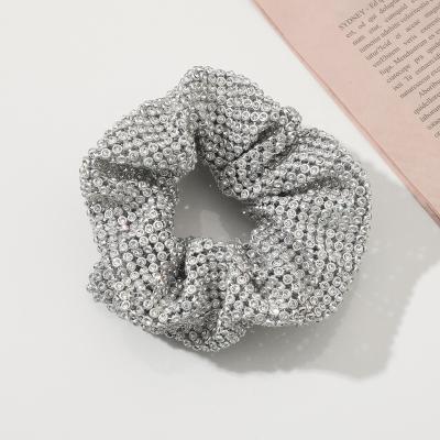 China New Style Diamond Hair Band Rope With Snap Dual-Use Diamond Bracelet And Scrunchie Classic 2021 Classic for sale