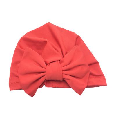 China 2020 new character baby hat pure color bow tie and INS summer newborn baby Indian hat spring fashion baby hats for sale