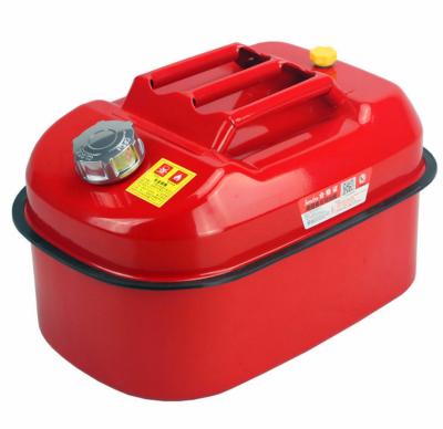 China Portable Japan Type Fuel Tank 5l 10L Jerry Can 20 Liter Steel Red Gal Oil Petrol Jerry Can for sale