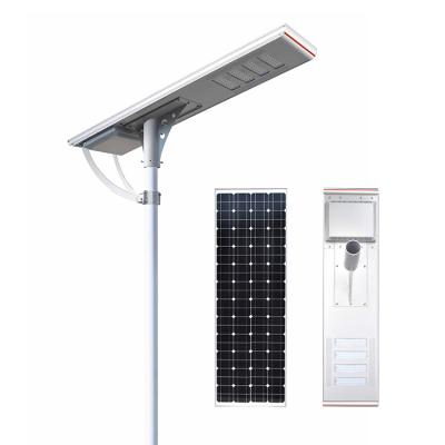 China Pavement top aviation motion sensor AL6063-T5 or outdoor IP65 120w timer aluminum control all in one solar led street light price for sale